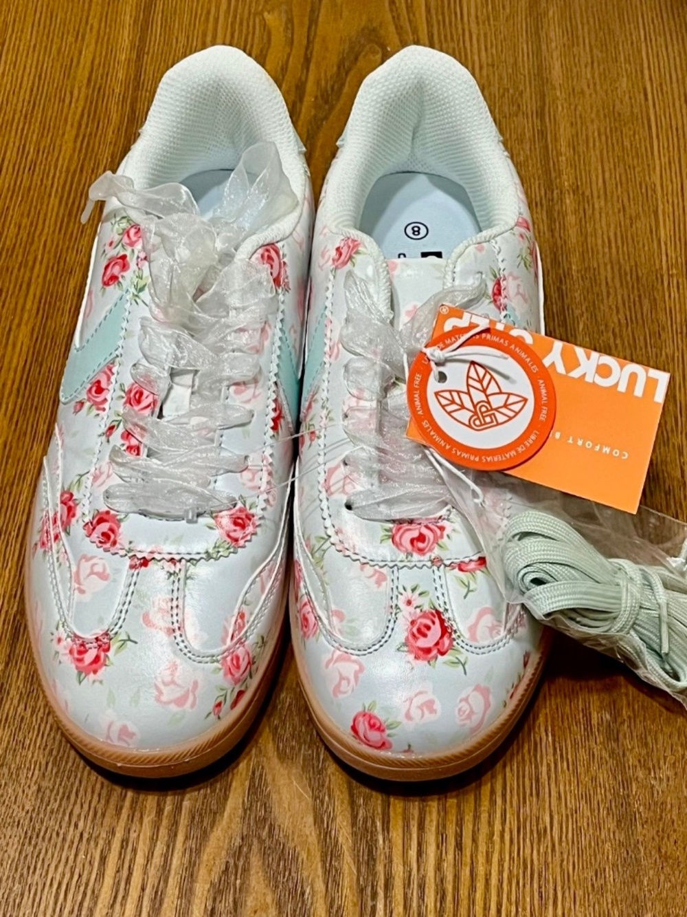 Lucky Step floral sneakers